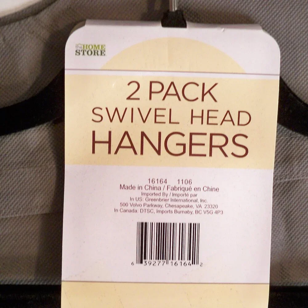 7 Non-Slip Hangers & 8 Though Slot Hanging Organizer